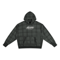 SCUFF Wolf Checkered Hoodie