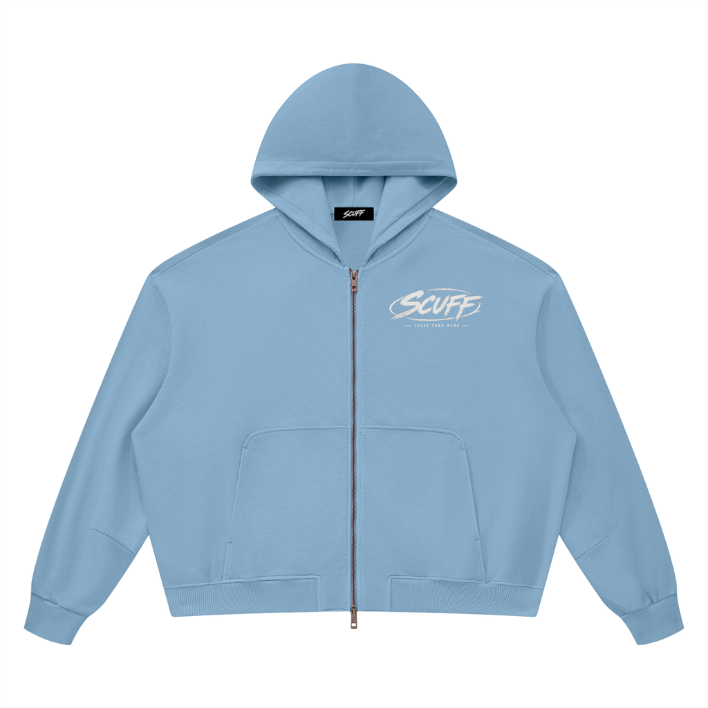 SCUFF Logo Full Zip Hoodie