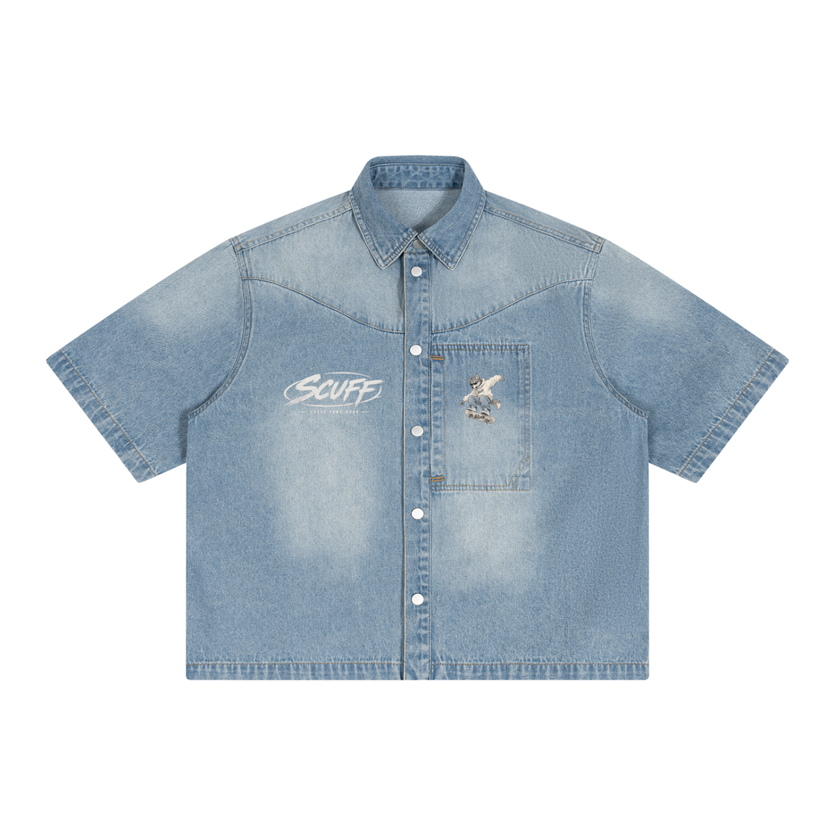 SCUFF Vintage Wash Denim Shirt