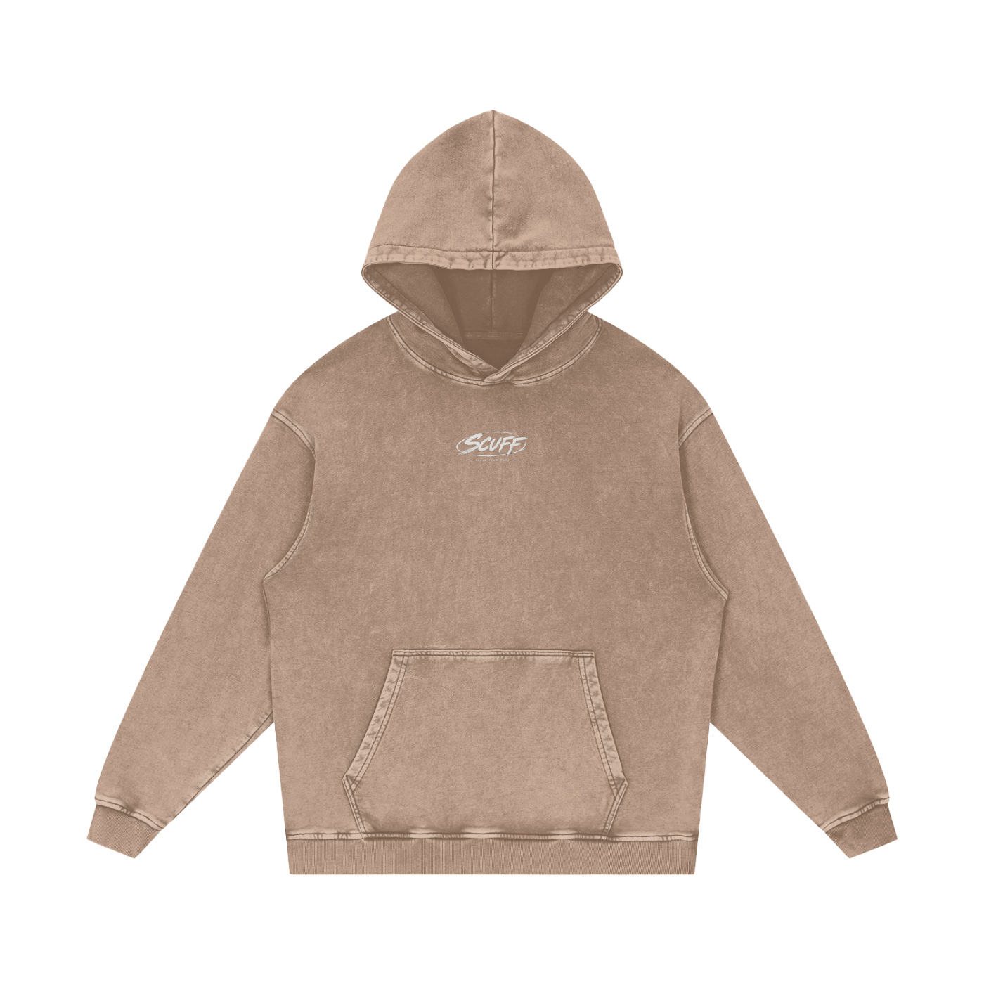 SCUFF stonewash mascot hoodie
