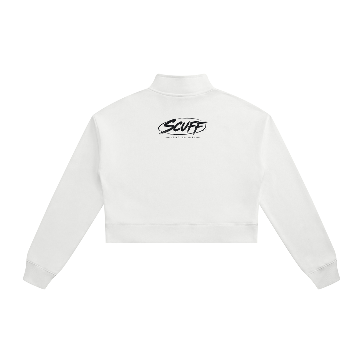 SCUFF Women's Crop Quarter-Zip Sweatshirt