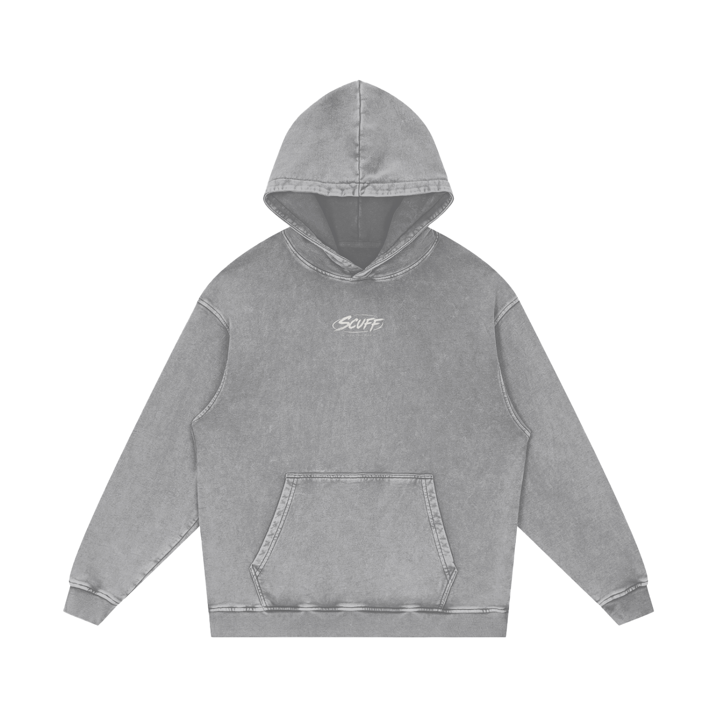 SCUFF stonewash mascot hoodie