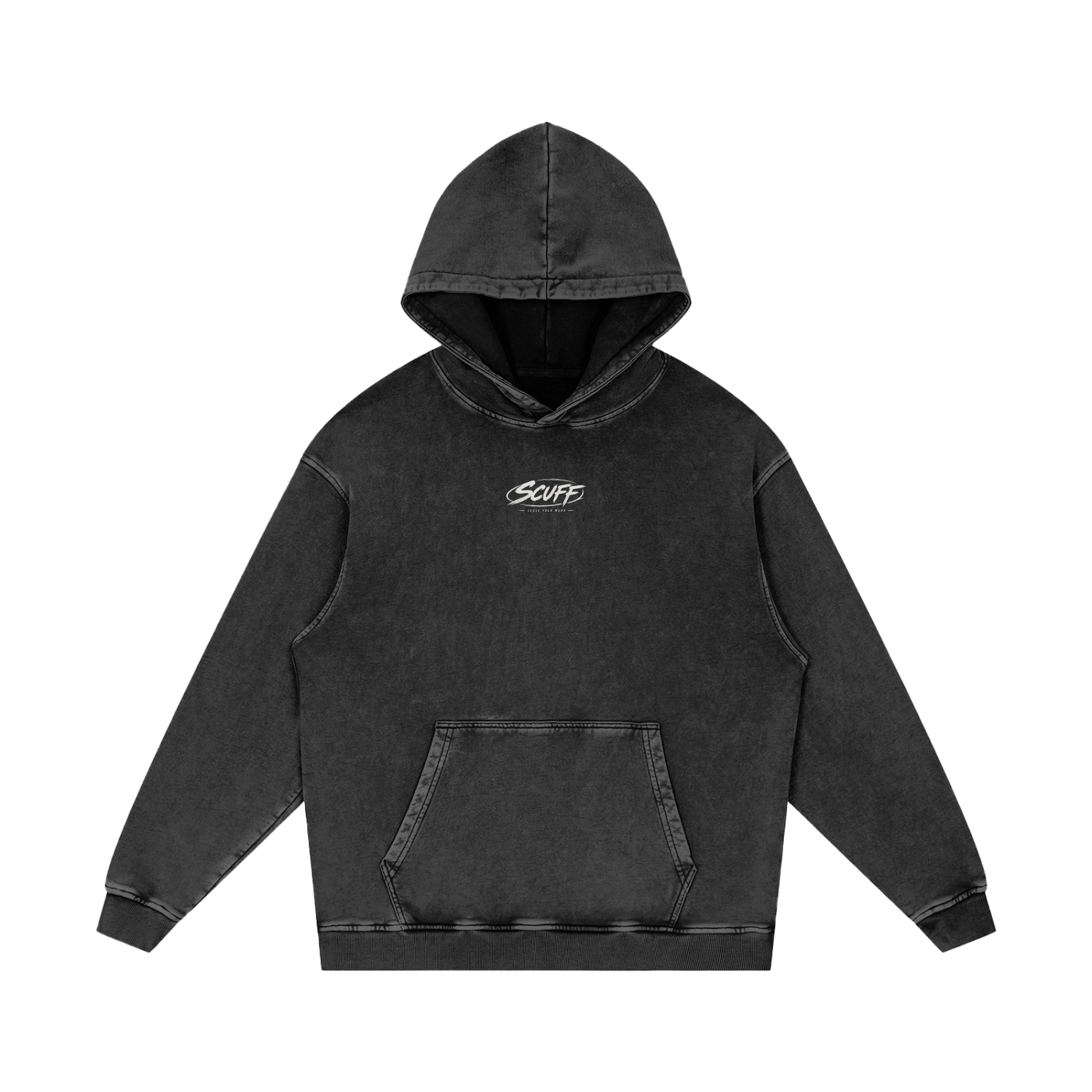 SCUFF stonewash mascot hoodie