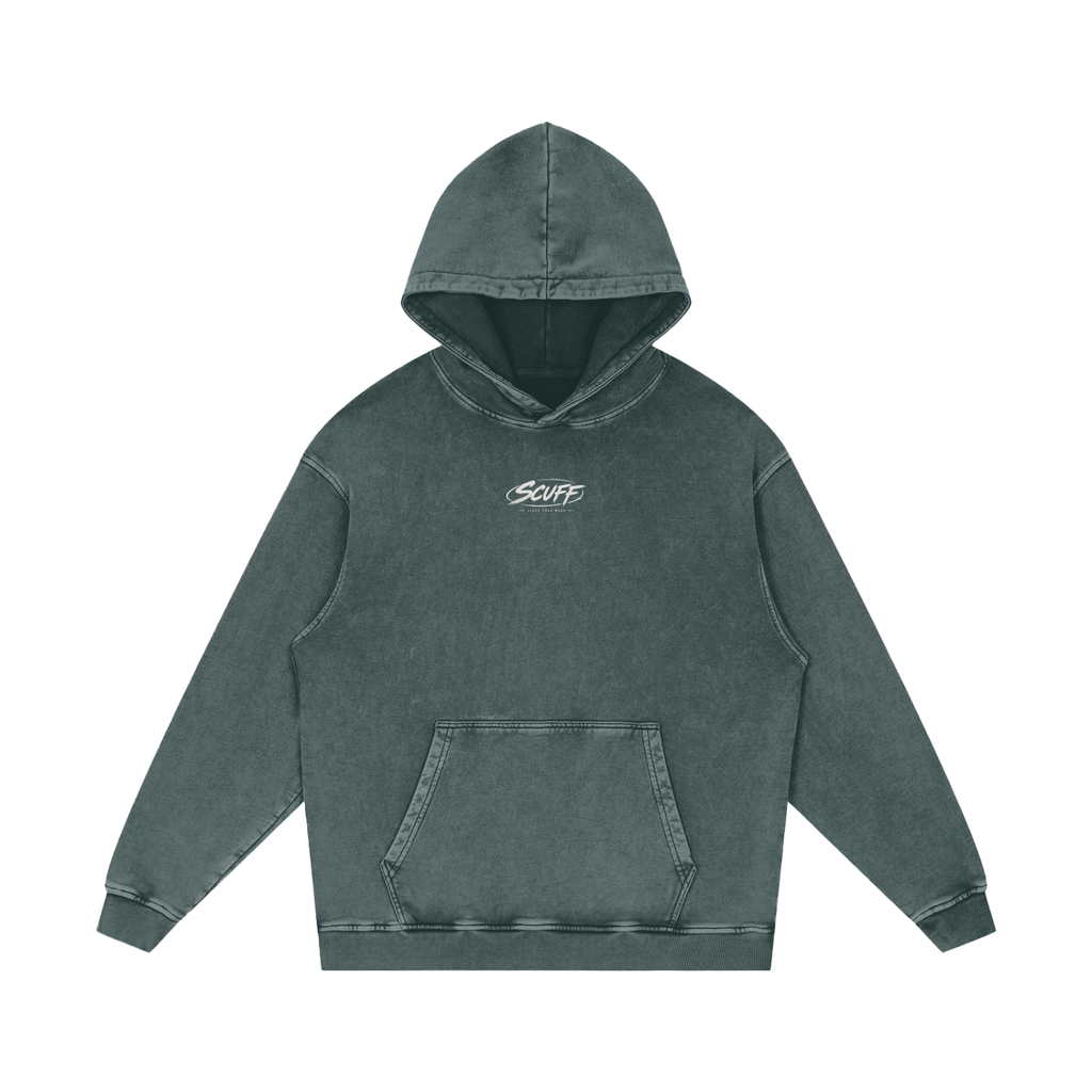 SCUFF stonewash mascot hoodie