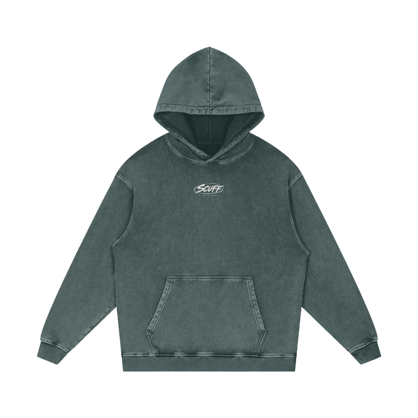 SCUFF stonewash mascot hoodie