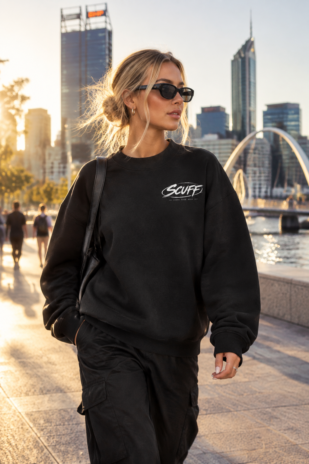 Black SCUFF sweatshirt — Perth