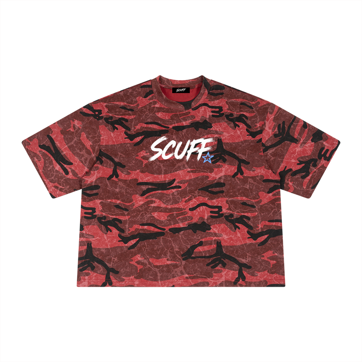 SCUFF Camo Print Stick Rider T-Shirt
