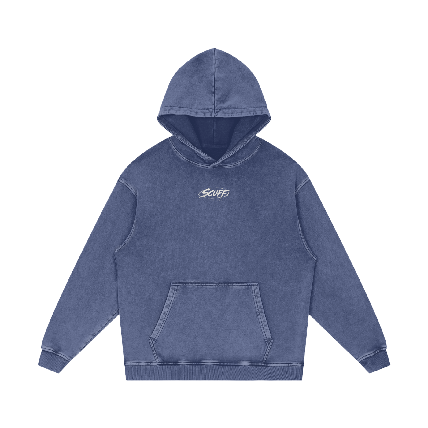 SCUFF stonewash mascot hoodie