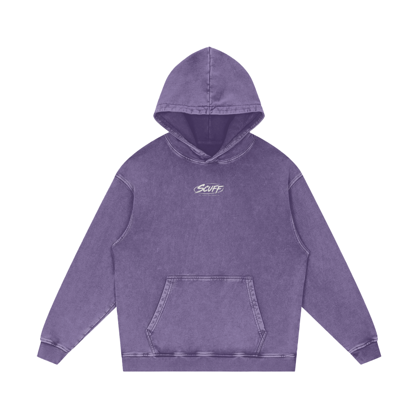 SCUFF stonewash mascot hoodie