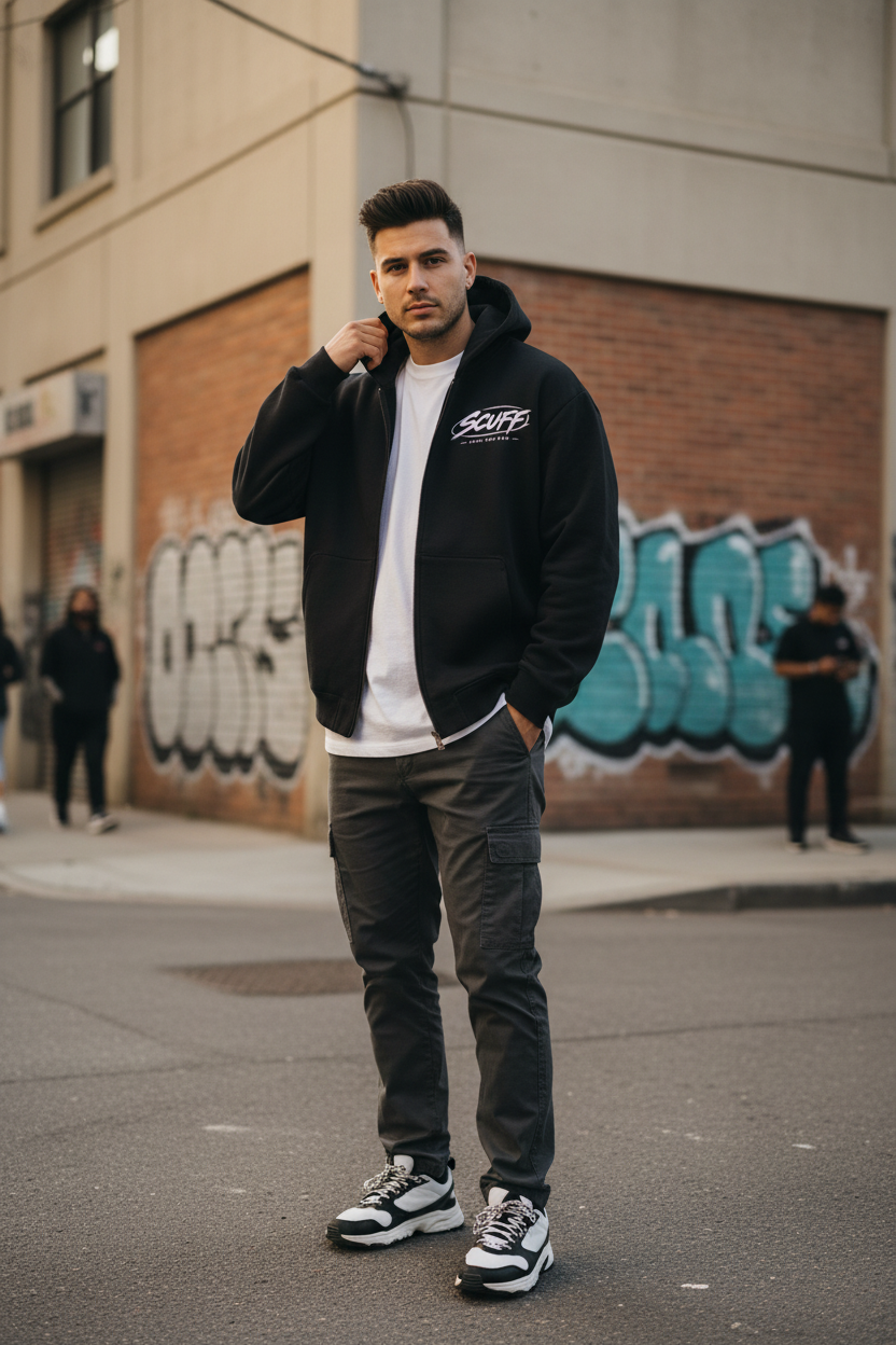 Logo Full Zip Hoodie